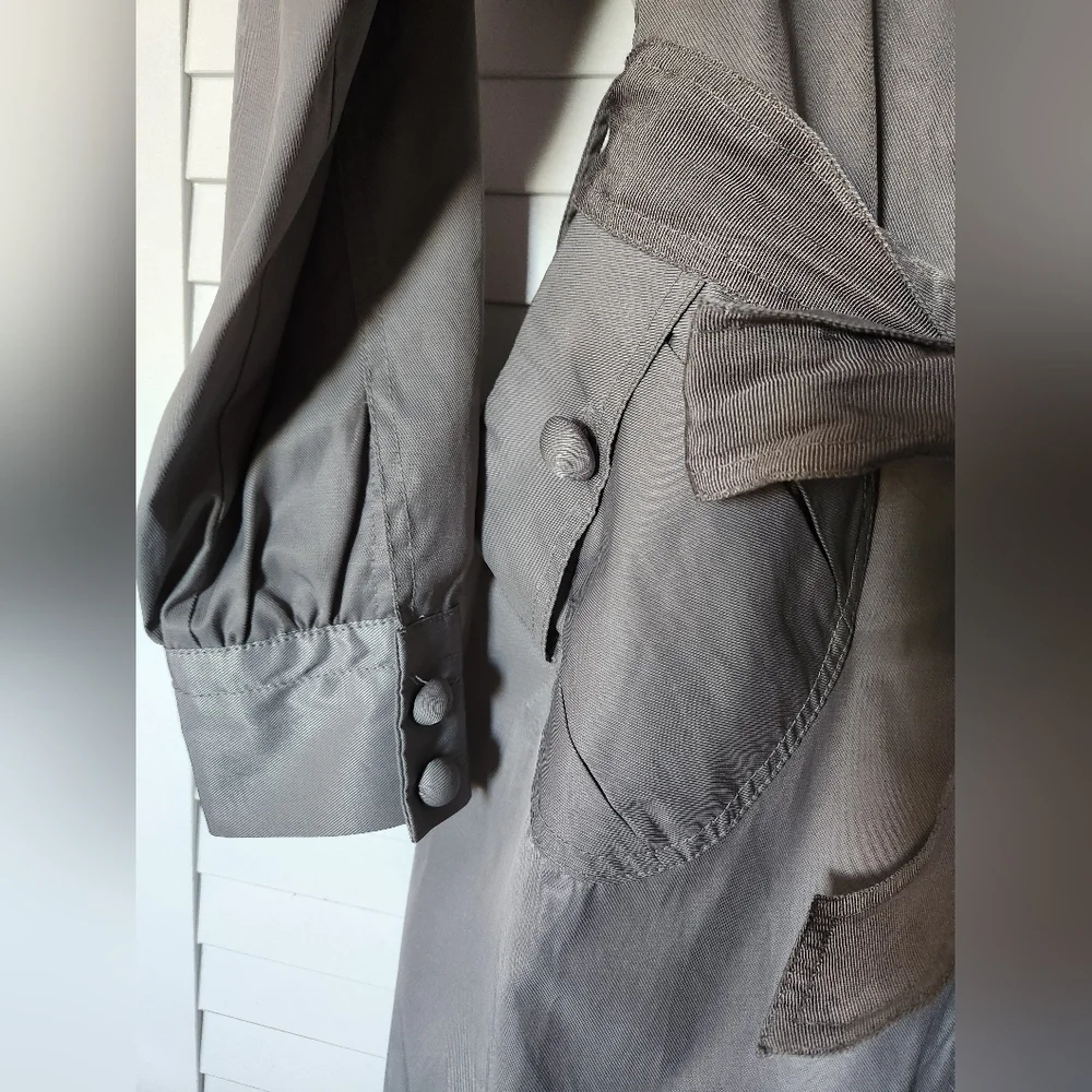 Vertigo Paris Gray Trench Coat